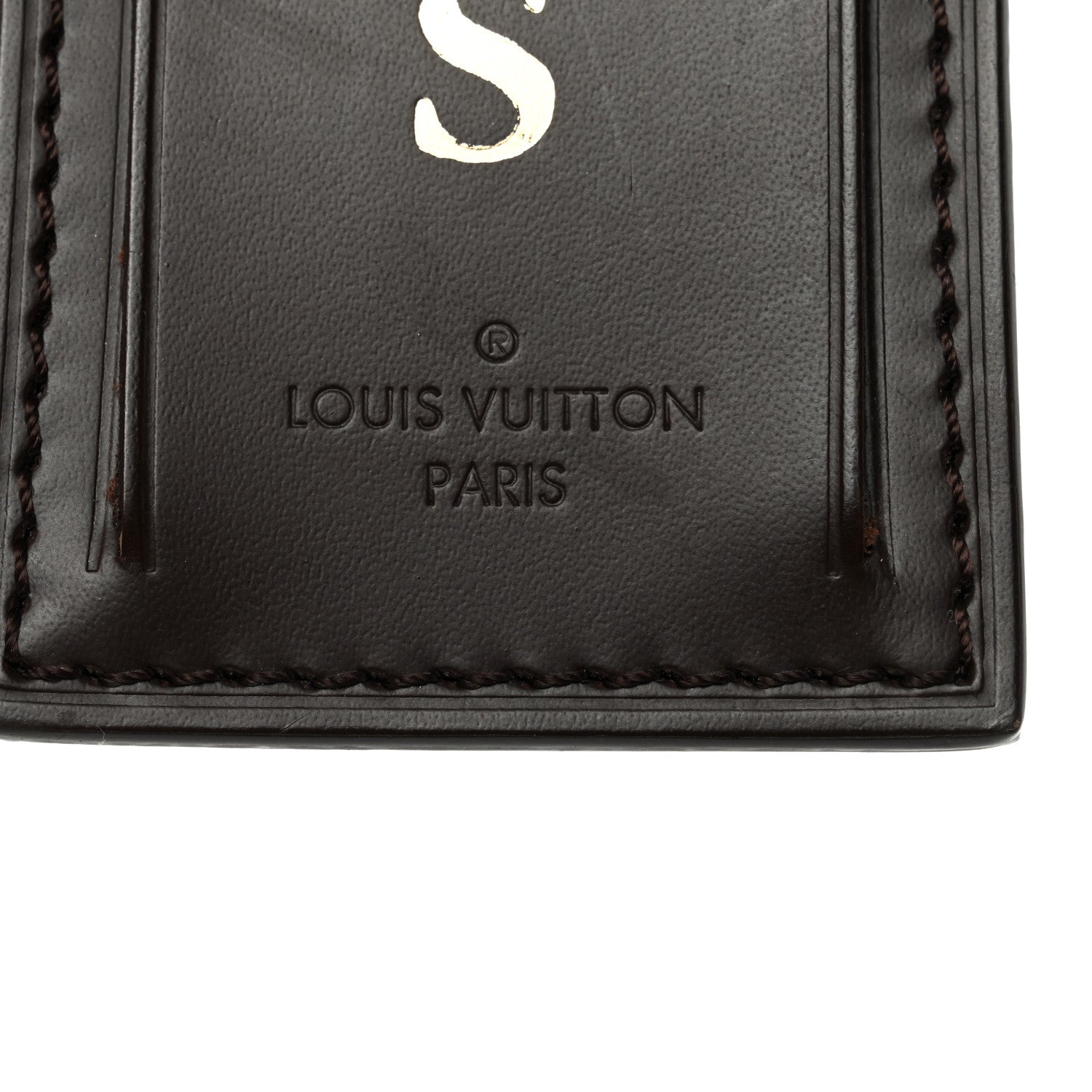 Louis Vuitton Calfskin Luggage Tag Ebene 3 of 4