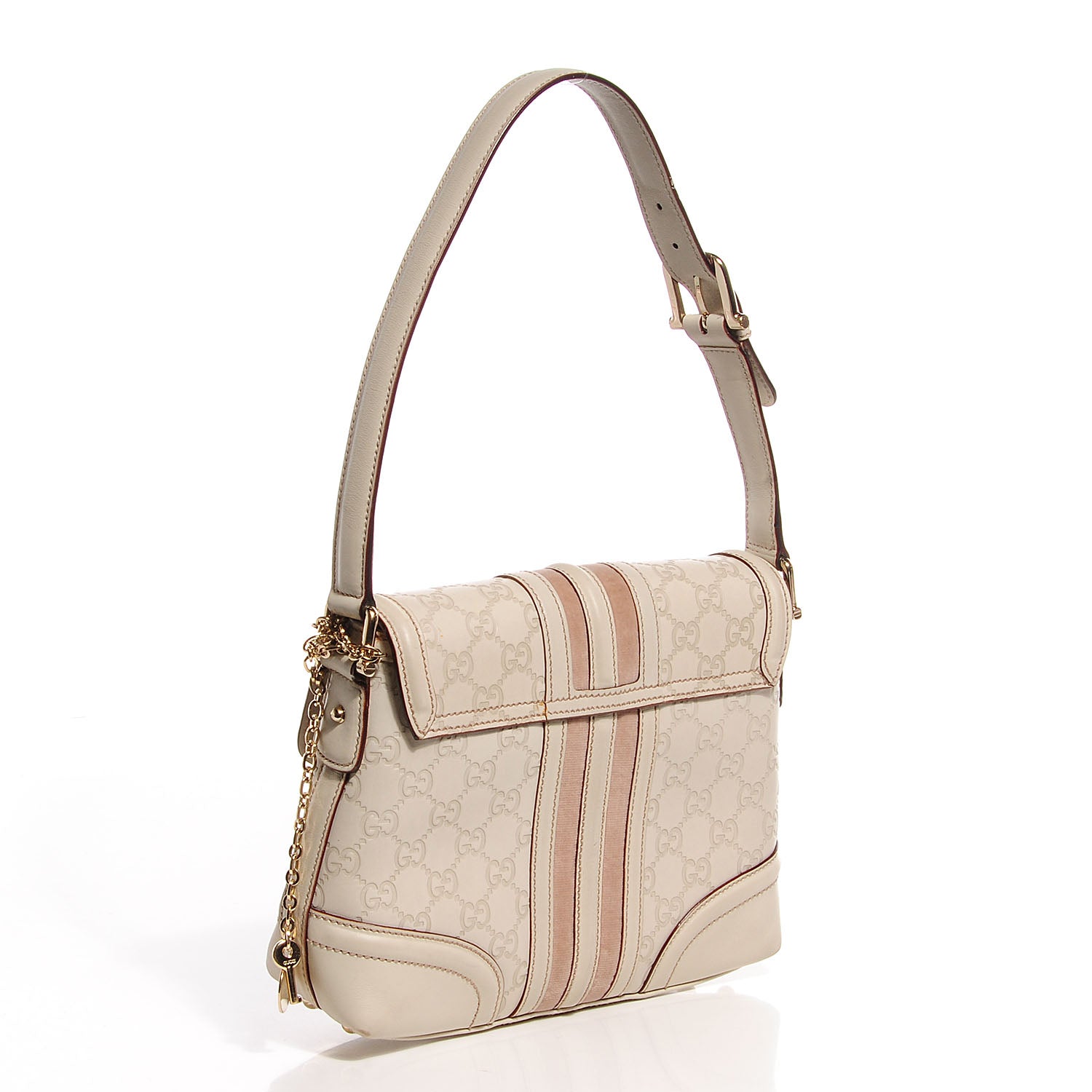 Gucci Guccissima Treasure Flap Off White 3 of 7