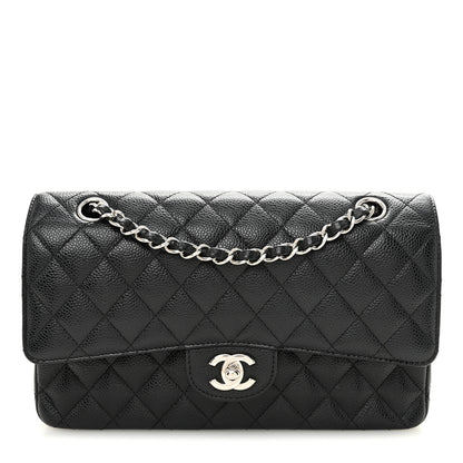 Chanel Caviar Quilted Medium Double Flap Black 1 of 10