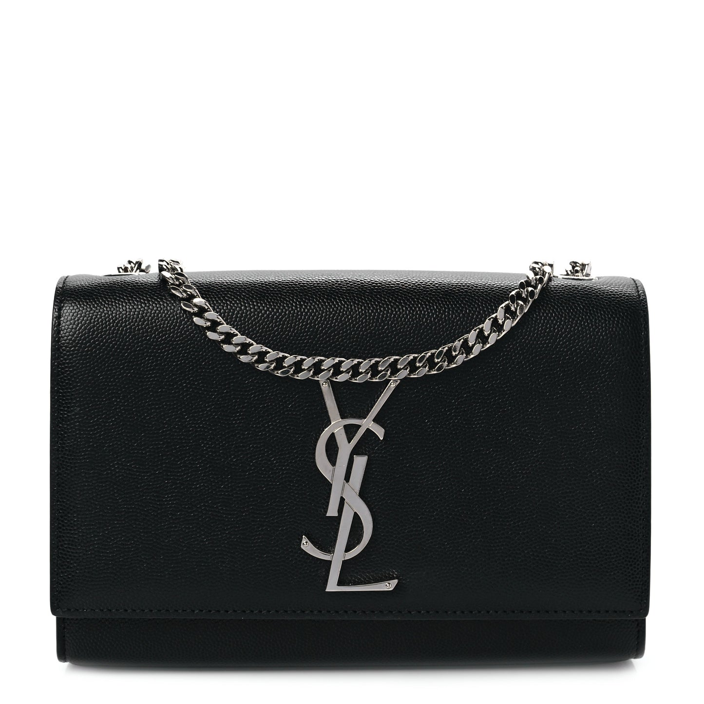 Grain De Poudre Small Monogram Kate Satchel Black