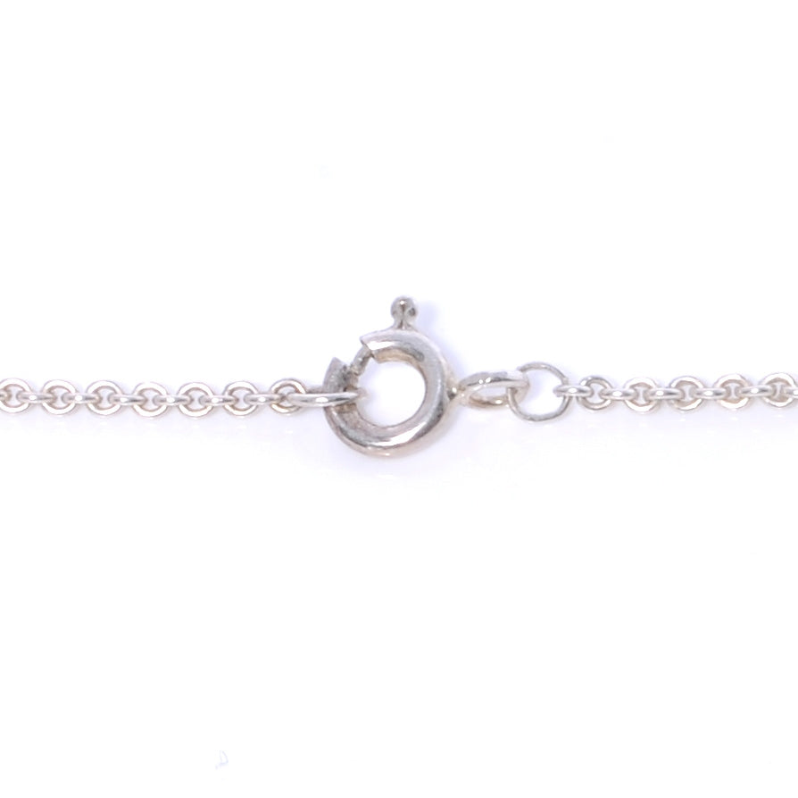 Sterling Silver Elsa Peretti Open Heart Lariat Necklace
