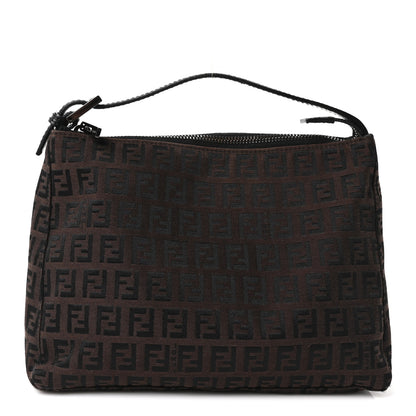 Fendi Zucchino Mini Pochette Tobacco Moro 1 of 9