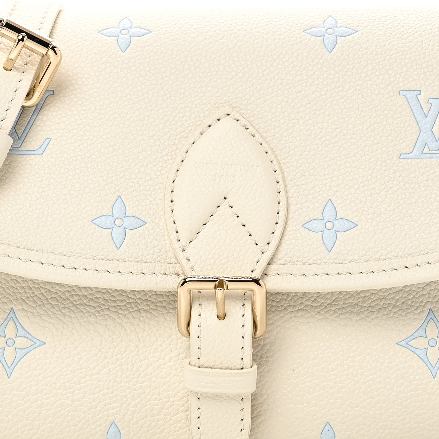 Louis Vuitton Empreinte Monogram Sweet Escape Diane Milky White Blue 7 of 10