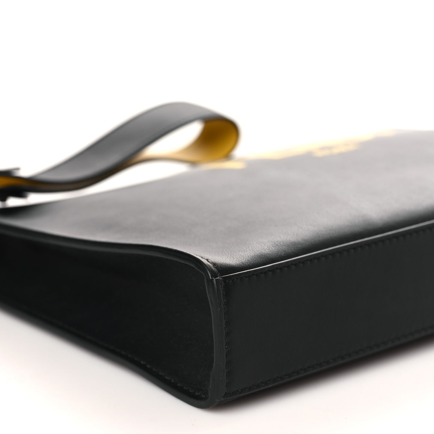 Vitello Grace Light Logo Clutch Bag Black Sunflower