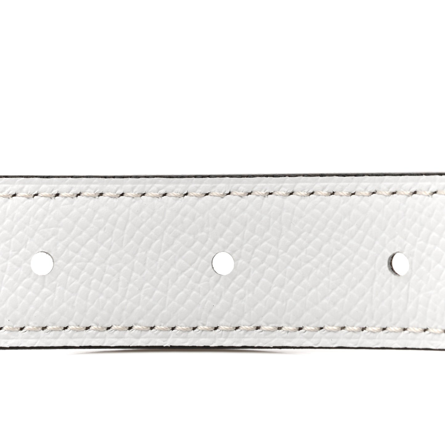 Epsom 32mm Guilloche H Belt 85 34 Etoupe White