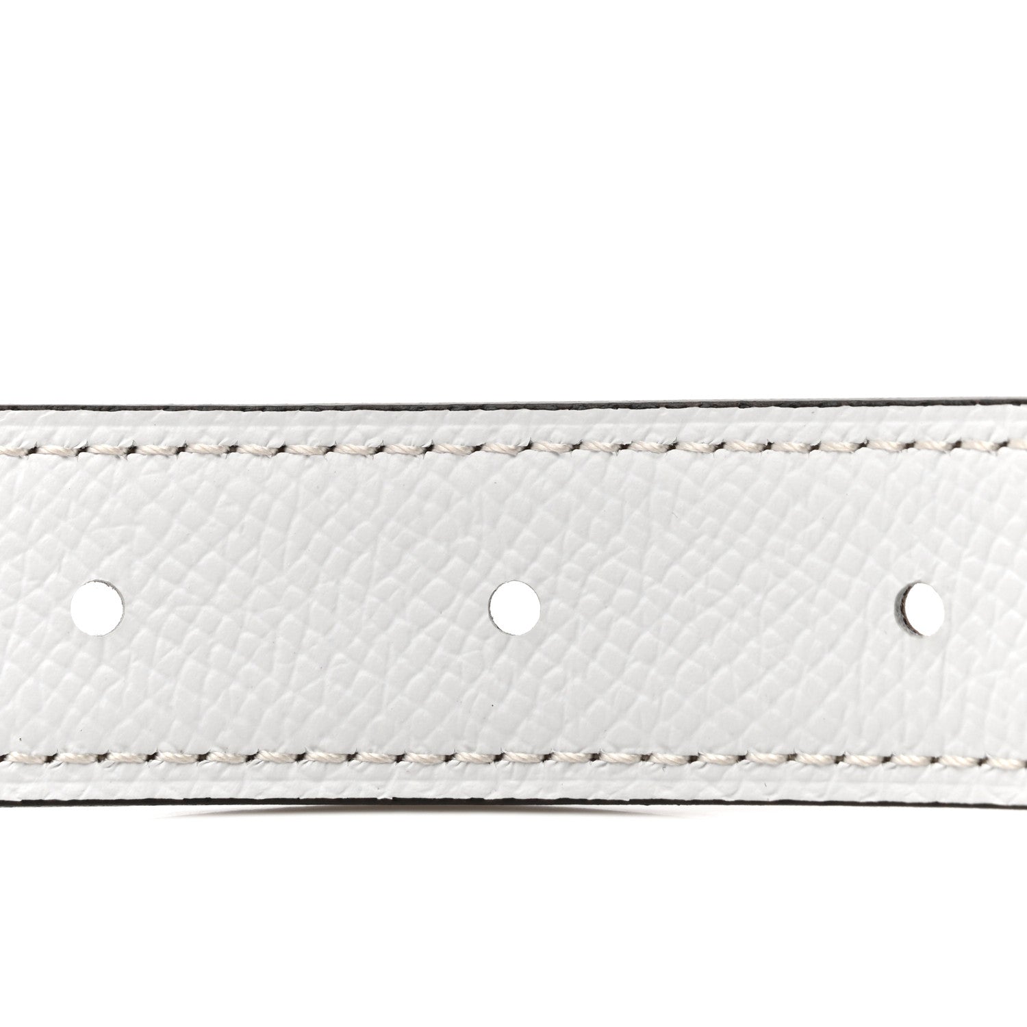 Hermes Epsom 32mm Guilloche H Belt 85 34 Etoupe White 4 of 5