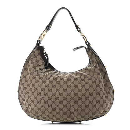 Gucci Monogram Medium Interlocking Hobo Dark Brown 1 of 12