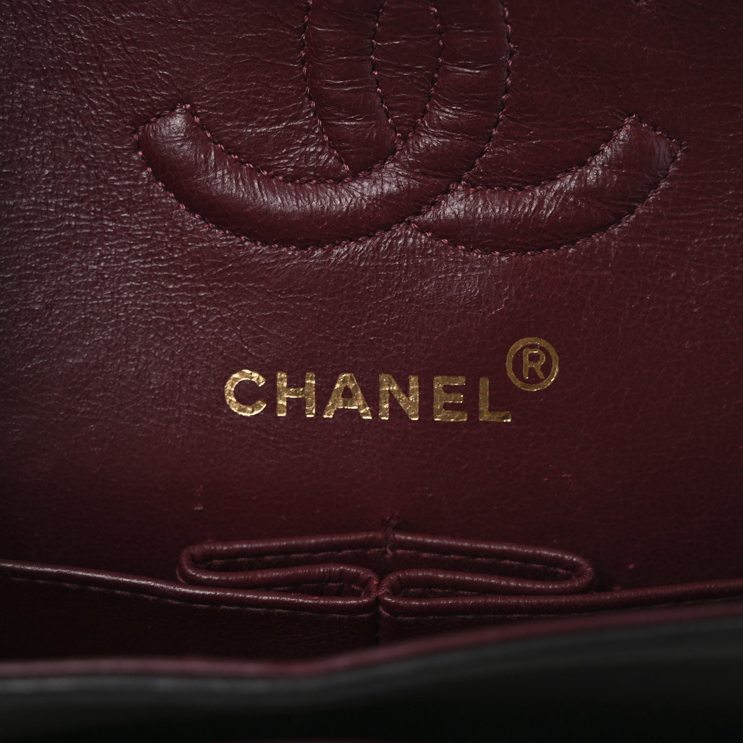 Lambskin Quilted Small Double Flap Black