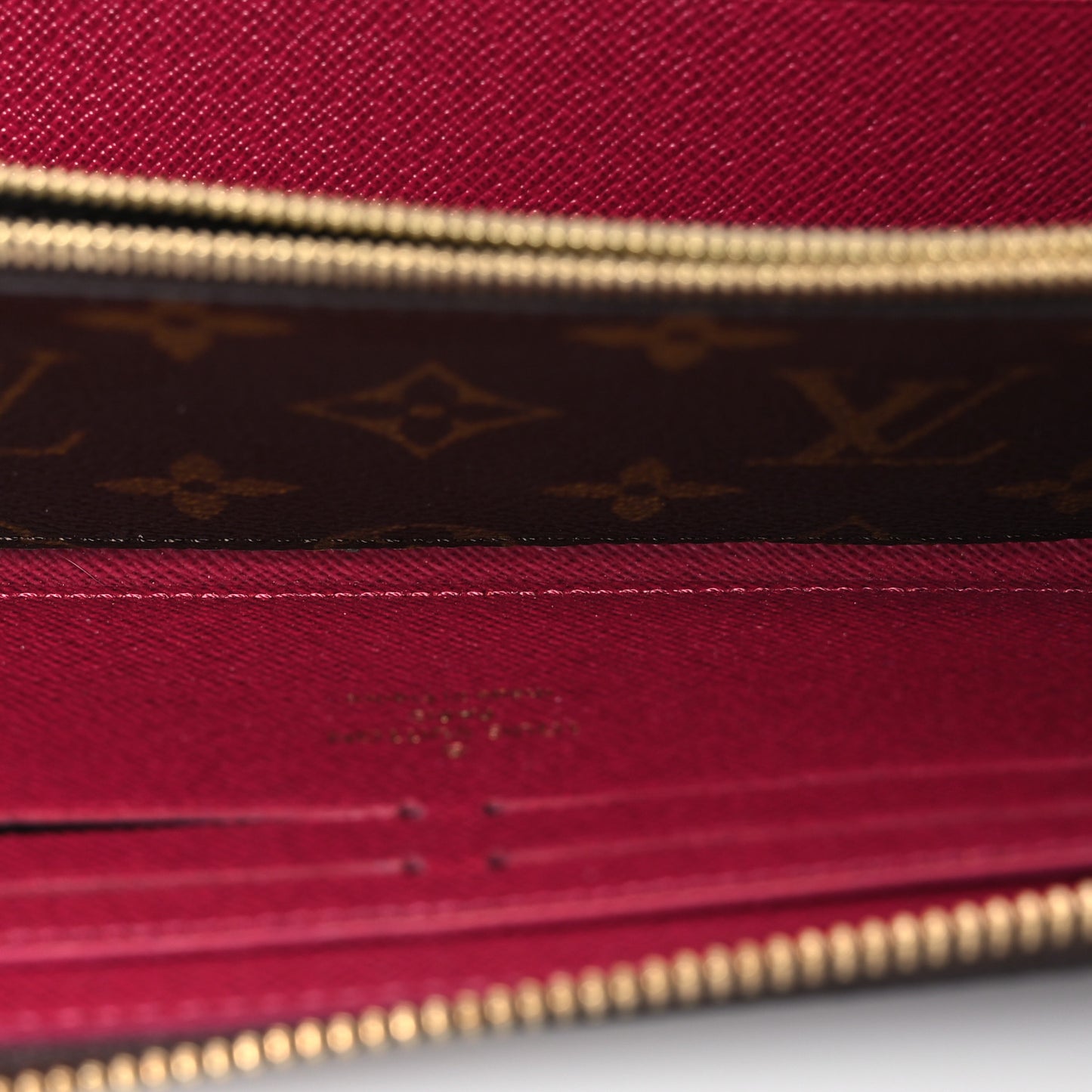 Monogram Clemence Wallet Fuchsia