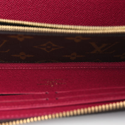 Louis Vuitton Monogram Clemence Wallet Fuchsia 6 of 11