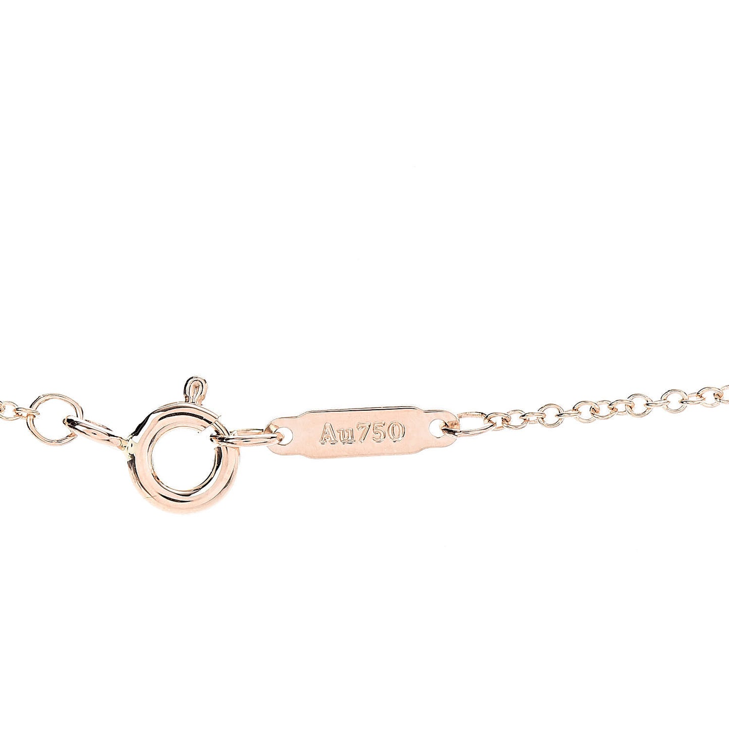 18K Rose Gold Diamond Mini Heart Pendant Necklace