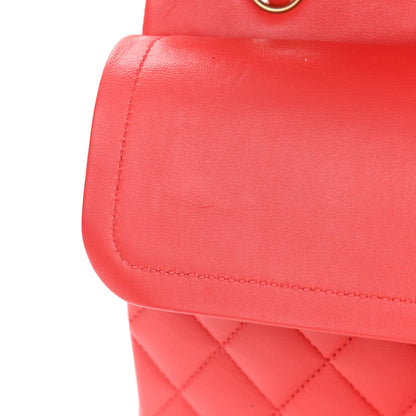 Chanel Lambskin Quilted Medium Double Flap Red 15 of 16