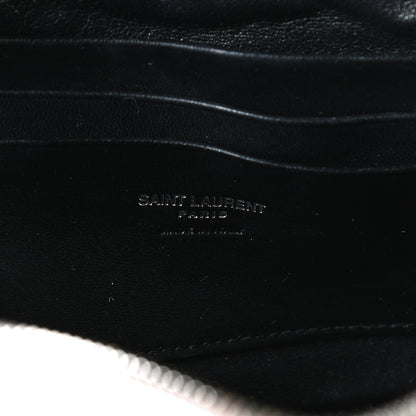 Saint Laurent Grain De Poudre Matelasse Monogram Mini Lou Camera Bag Marble Pink 6 of 12