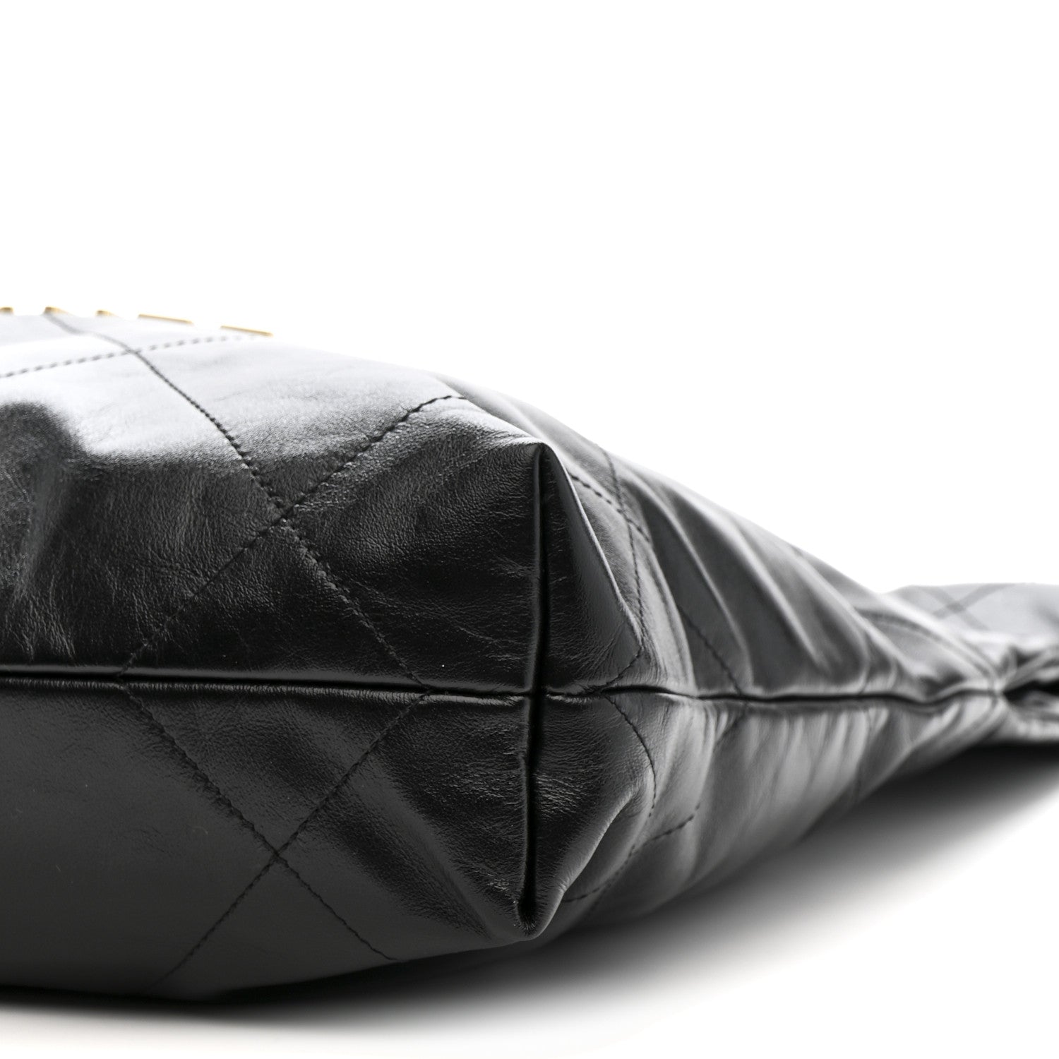 Chanel Shiny Calfskin Quilted Small Chanel 22 Black 11 of 11
