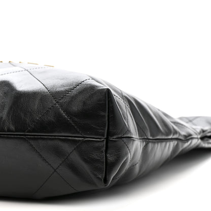 Chanel Shiny Calfskin Quilted Small Chanel 22 Black 11 of 11
