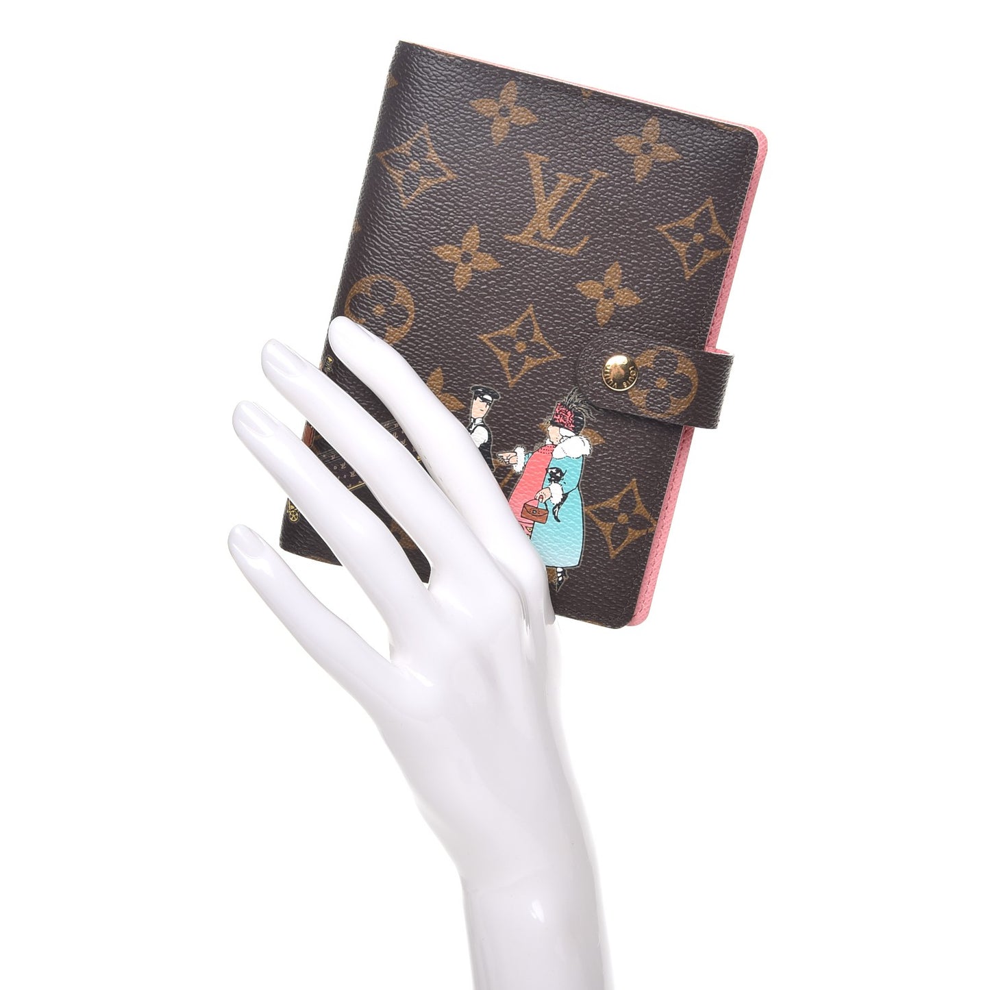 Monogram Illustre Small Ring Agenda Rose