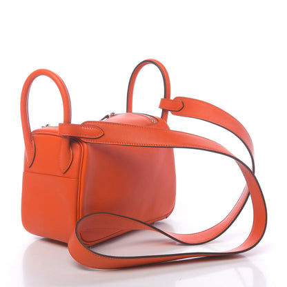 Hermes Swift Verso Mini Lindy 20 Terre Battue Sesame 3 of 11