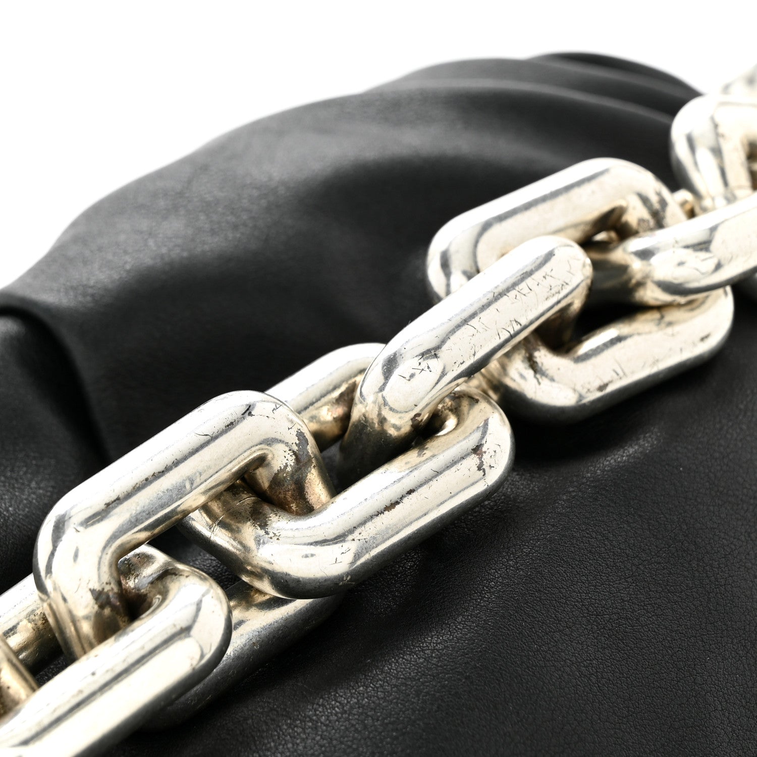 Bottega Veneta Calfskin The Pouch Chain Black 11 of 11