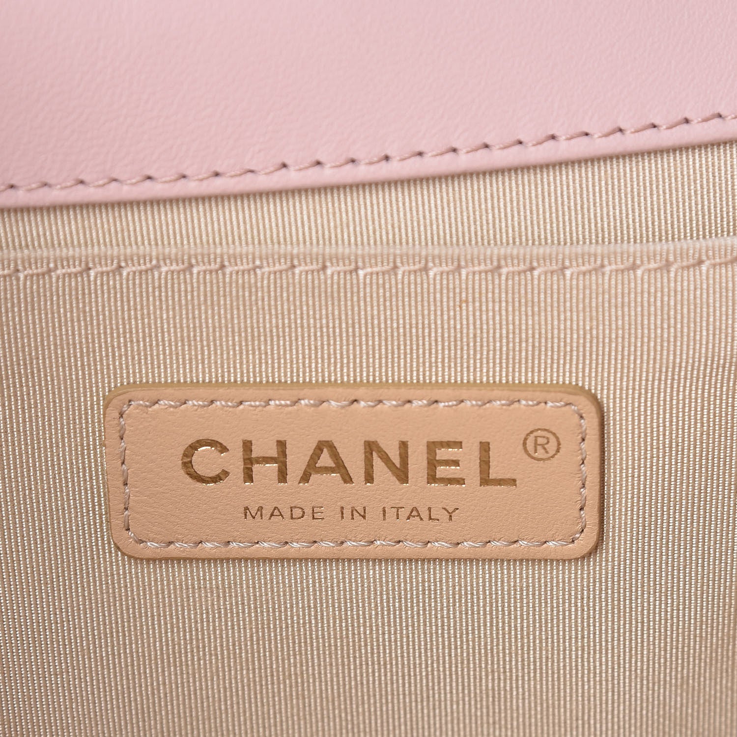 Chanel Lambskin Quilted Medium Chain Detail Boy Flap Light Pink 6 of 19