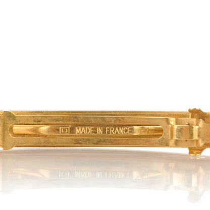 Chanel Hair Clip Barrette Gold 3 of 4