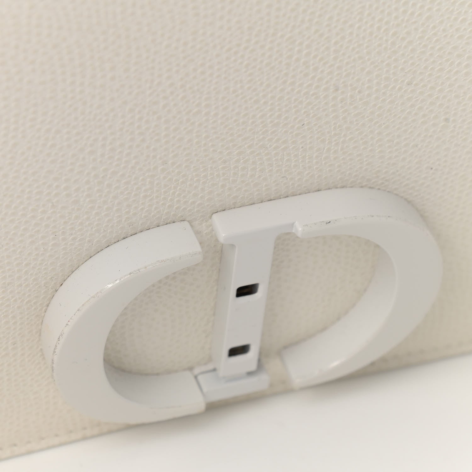 Christian Dior Ultra Matte Grained Calfskin 30 Montaigne Flap Bag White 11 of 11
