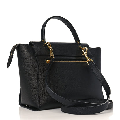 Celine Grained Calfskin Micro Belt Bag Black 3 of 9