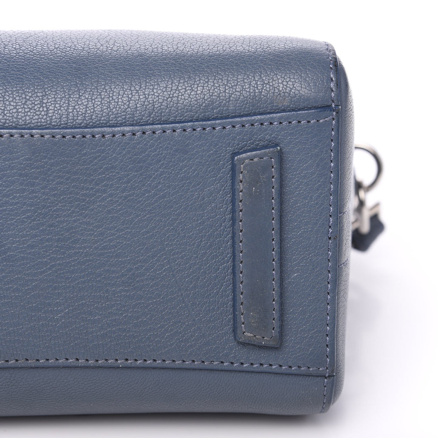 Sugar Goatskin Mini Antigona Mineral Blue