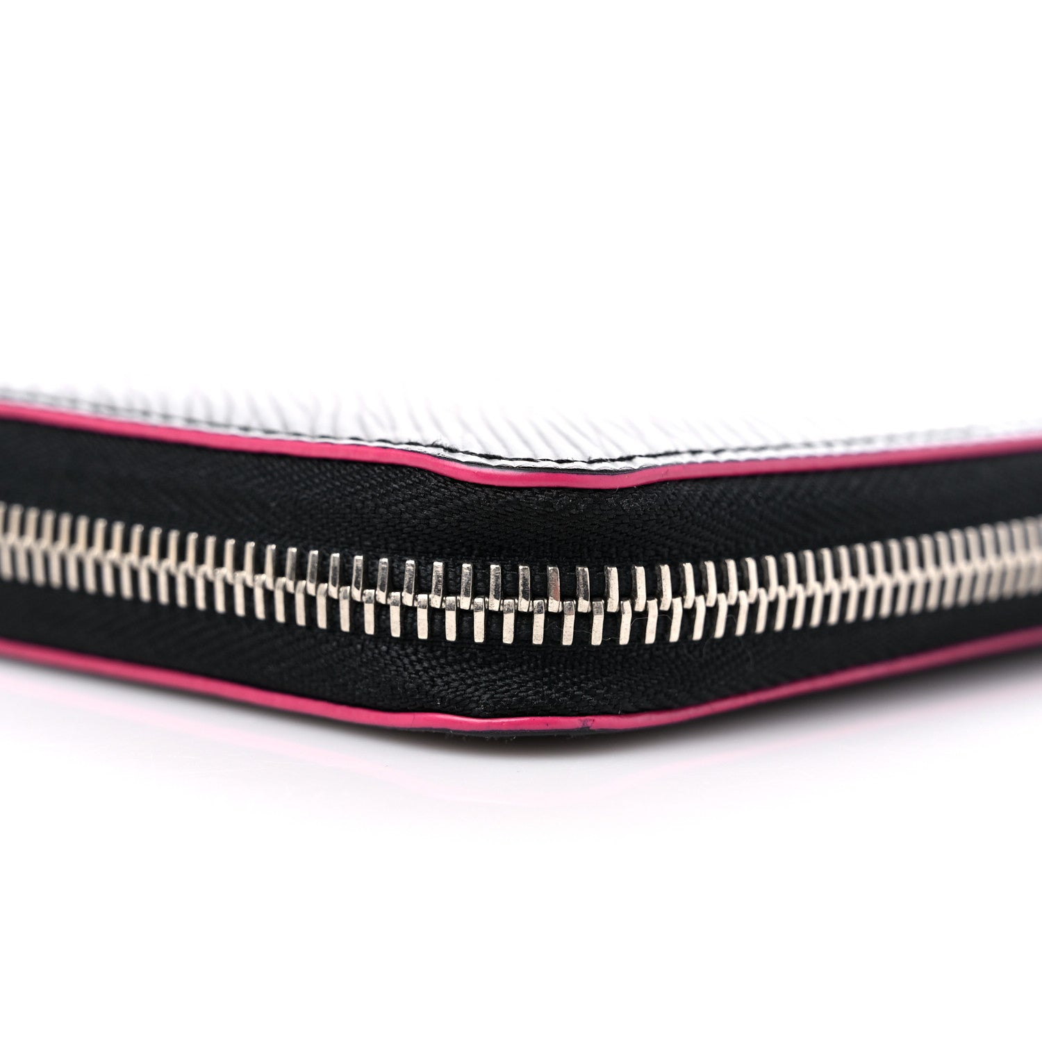 Louis Vuitton Epi Zippy Wallet Black Hot Pink 9 of 13