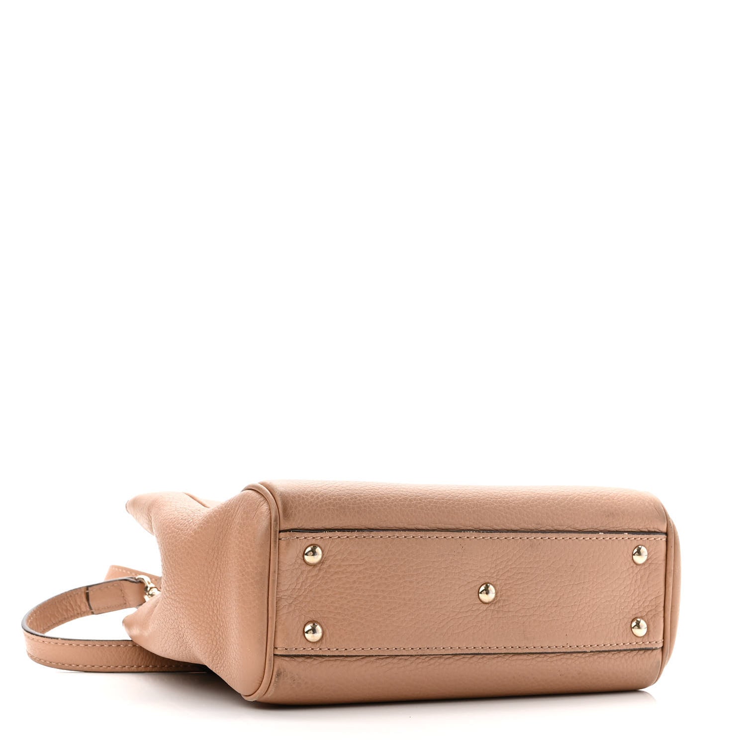 Gucci Cellarius Calfskin Mini Bamboo Shopper Tote Camelia 4 of 10