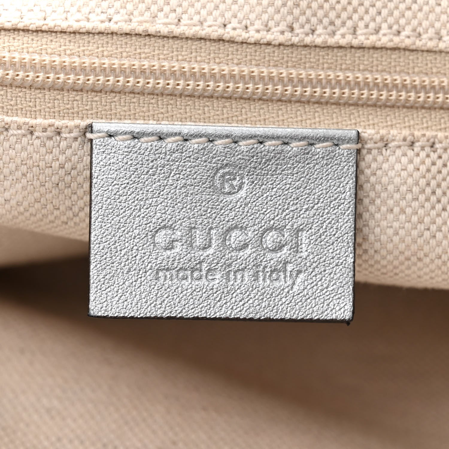 Gucci Guccissima Medium Sukey Tote Silver 6 of 12