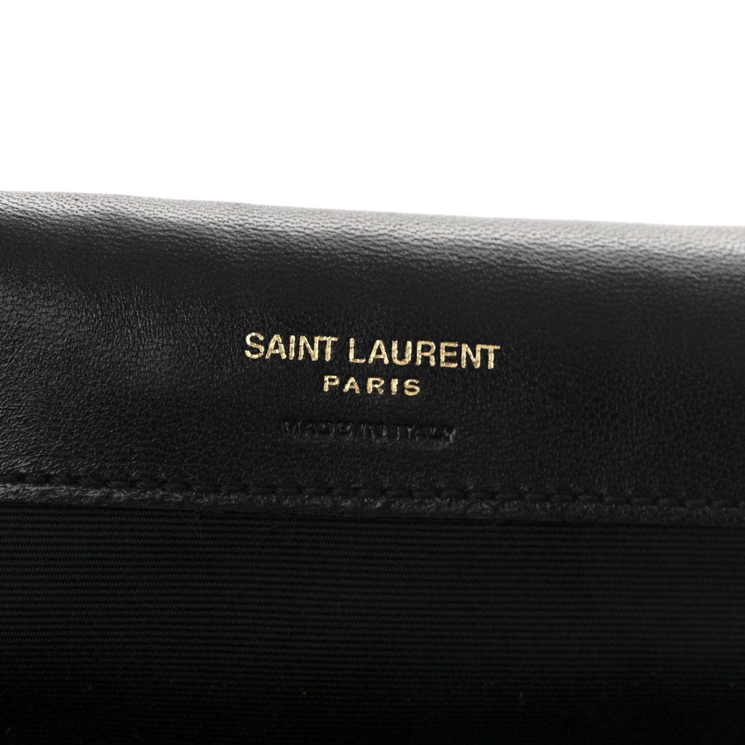 Saint Laurent Lambskin Chevron Quilted Large Loulou Black 7 of 11