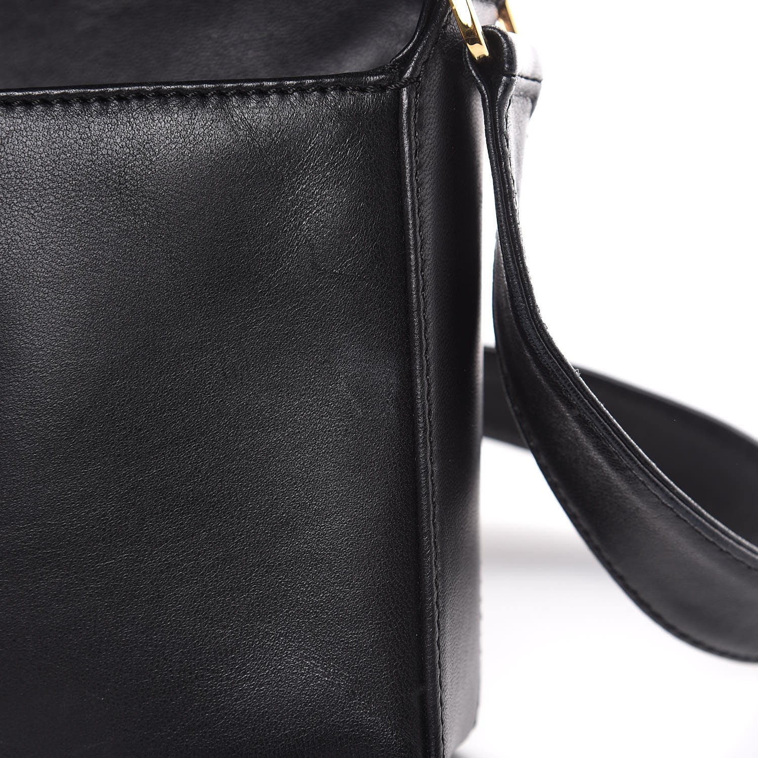 Chanel Lambskin Quilted CC Chocolate Bar Flap Black 12 of 13