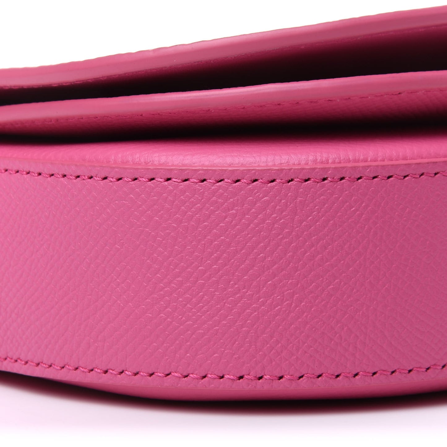 Signature Grained Calfskin Logo Print Ville Day Bag XS Rose Bubblegum Black