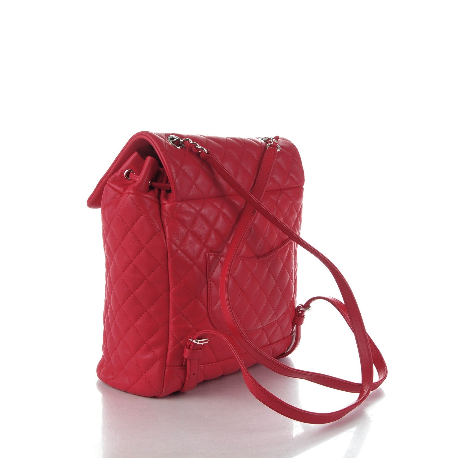 Chanel Lambskin Quilted Large Urban Spirit Backpack Red 3 of 9