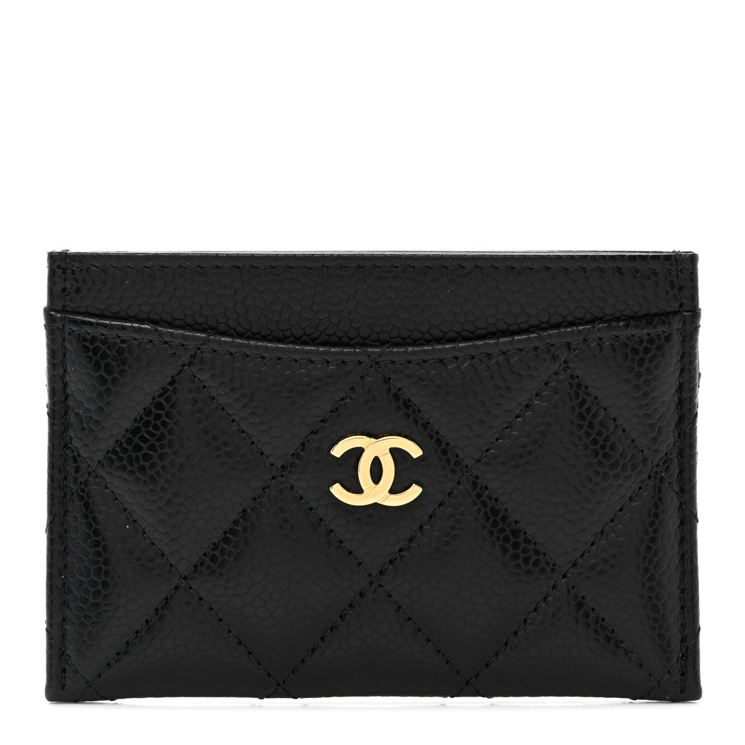 Chanel Caviar Quilted Card Holder Black 1 of 9