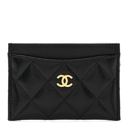 Chanel Caviar Quilted Card Holder Black 1 of 9