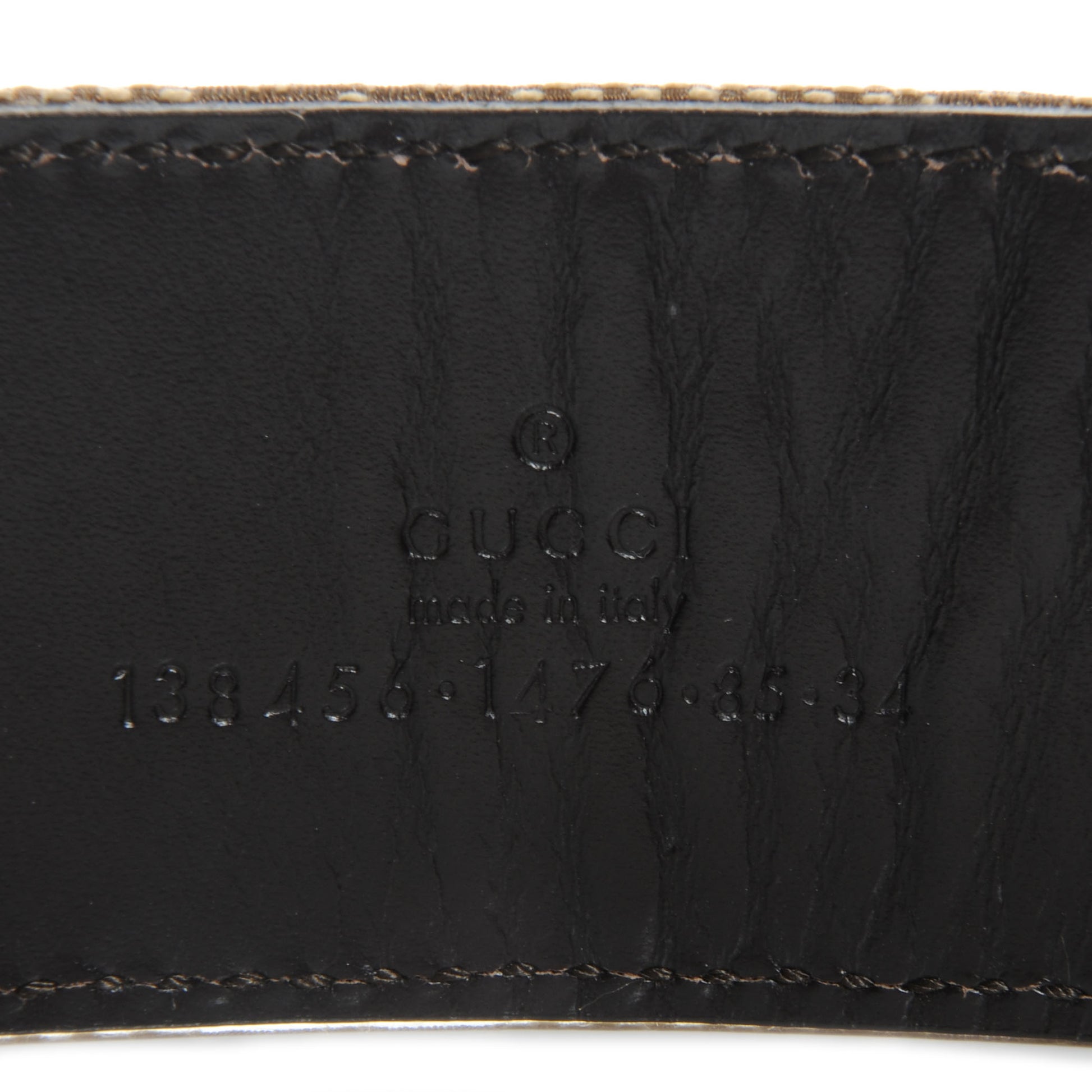 Gucci Monogram Bamboo G Belt 85 34 4 of 5