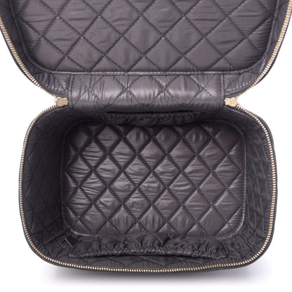 Chanel Lambskin Quilted Large Vanity Pouch Grey 4 of 10