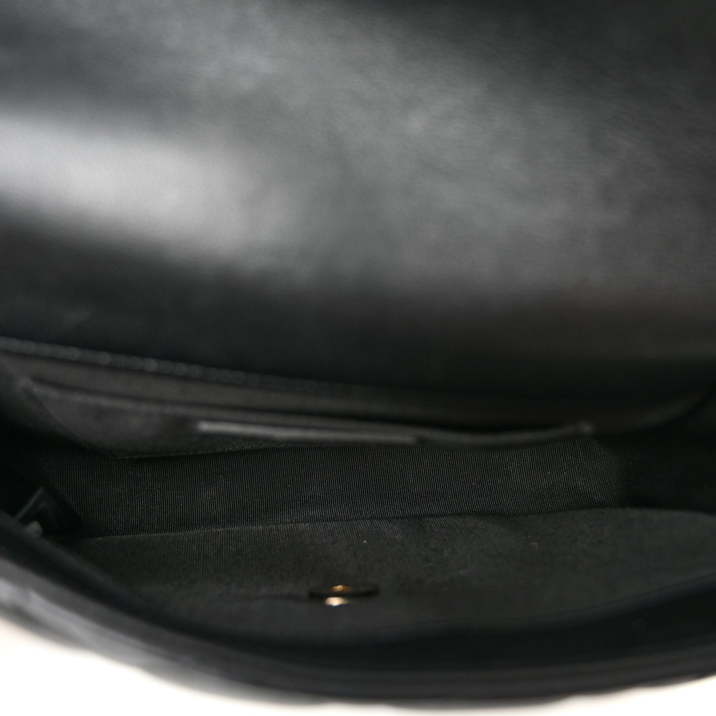 Lambskin Quilted Small My Precious Flap Black