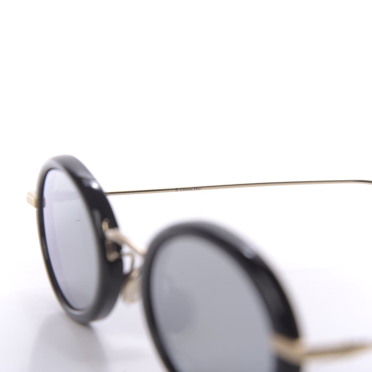 Hypnotic 2 Round Sunglasses Gold Black