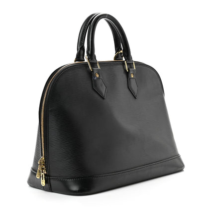 Louis Vuitton Epi Alma PM Black 3 of 10