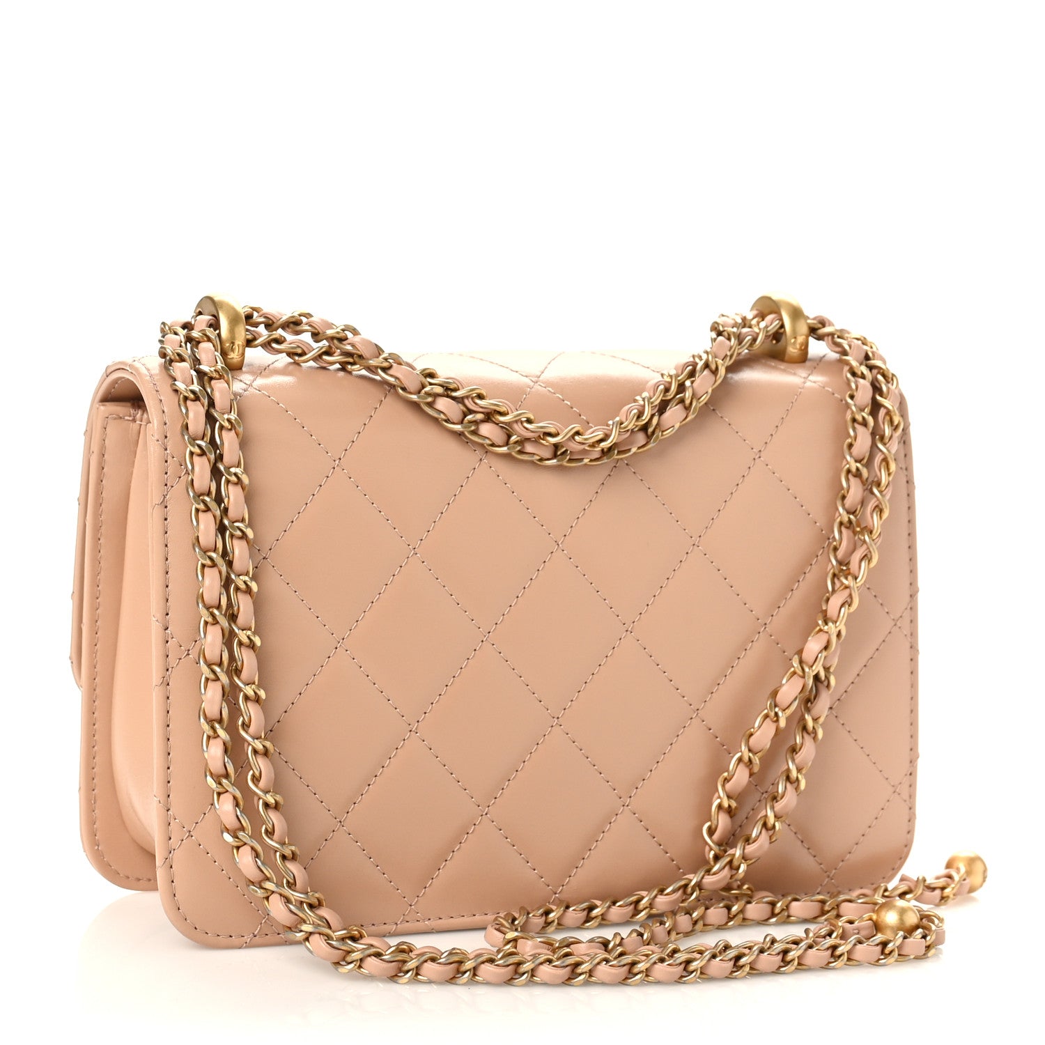 Chanel Calfskin Quilted Perfect Fit Flap Beige 2 of 10