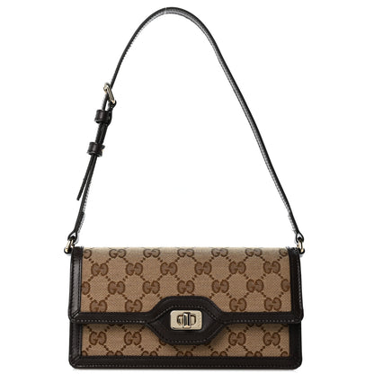 Gucci GG Monogram Mini Luce Shoulder Bag Beige Ebony 1 of 10