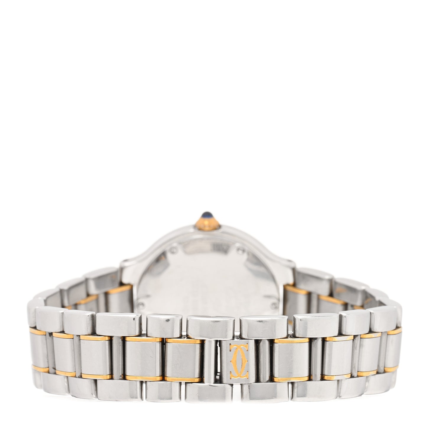 Stainless Steel 18K Yellow Gold 28mm Must De 21 Quartz Watch