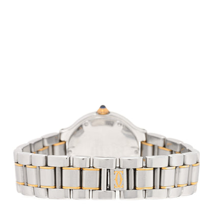 Cartier Stainless Steel 18K Yellow Gold 28mm Must De 21 Quartz Watch 3 of 4