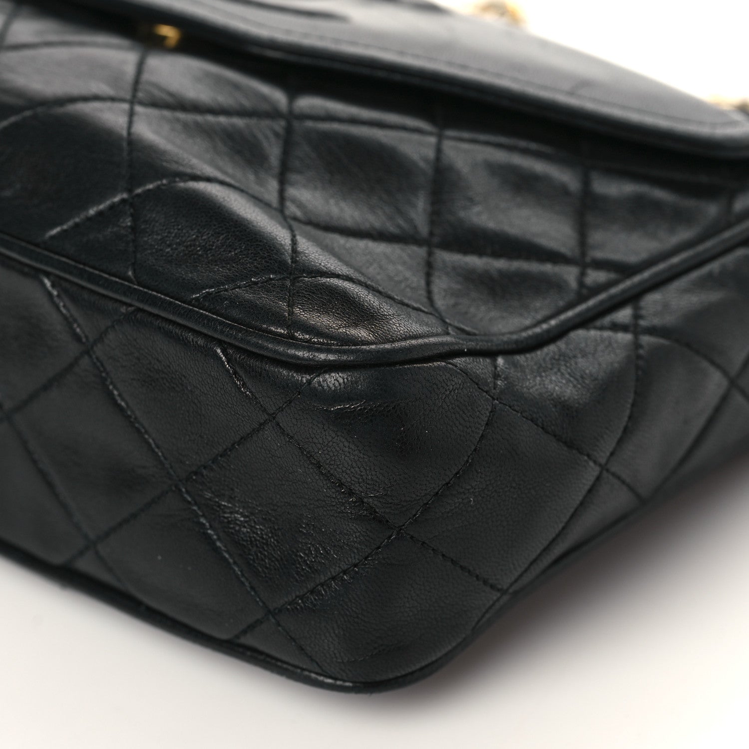 Chanel Lambskin Quilted Tassel Camera Case Navy 10 of 11
