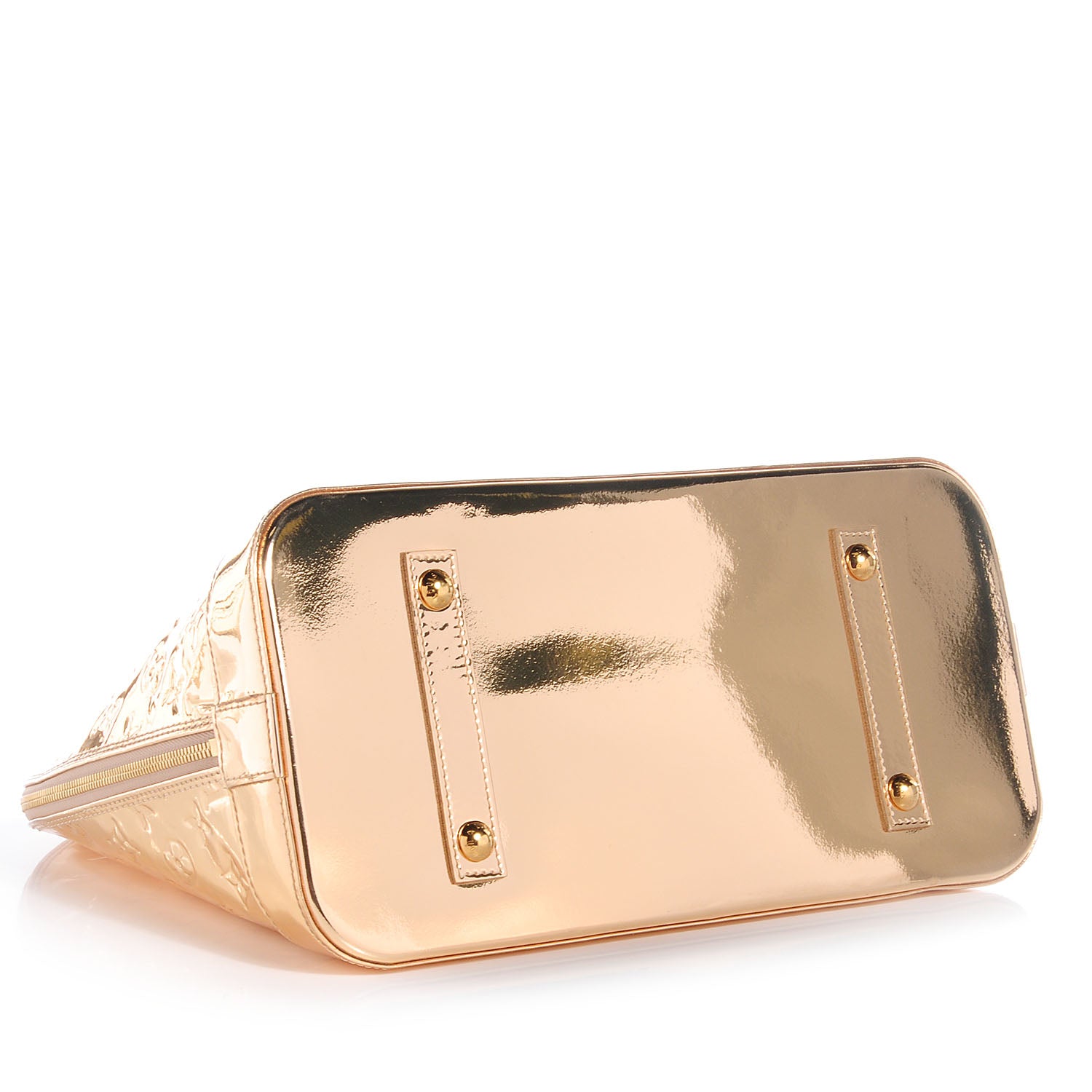 Louis Vuitton Monogram Miroir Alma MM Gold 4 of 8