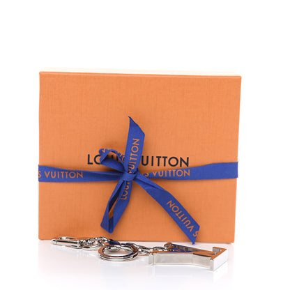 Louis Vuitton LV Facettes Bag Charm Key Holder Silver 3 of 3