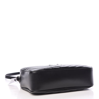 Saint Laurent Calfskin Matelasse Monogram Lou Camera Bag Black 4 of 10
