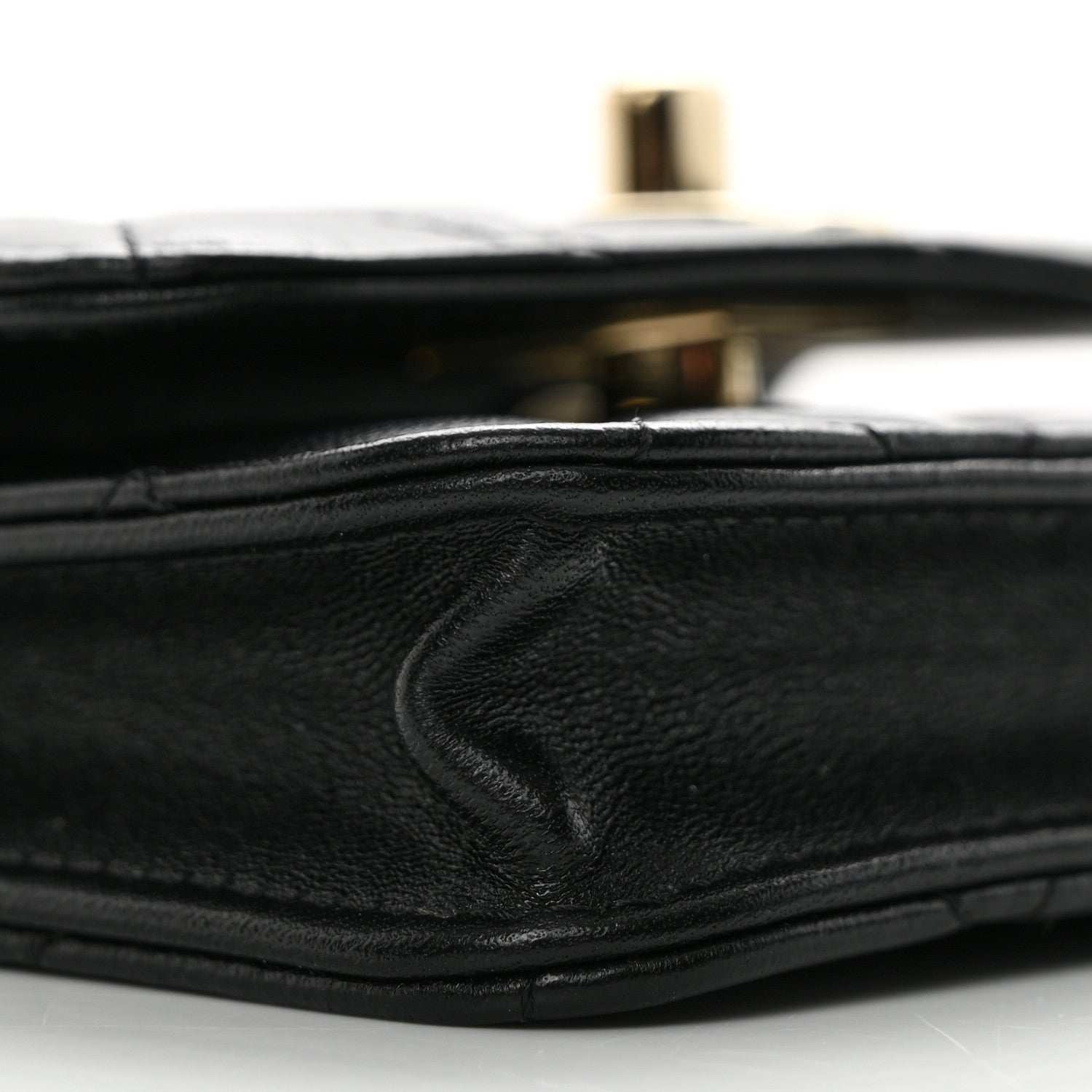 Chanel Lambskin Quilted Trendy CC Card Holder On Chain Black 10 of 12